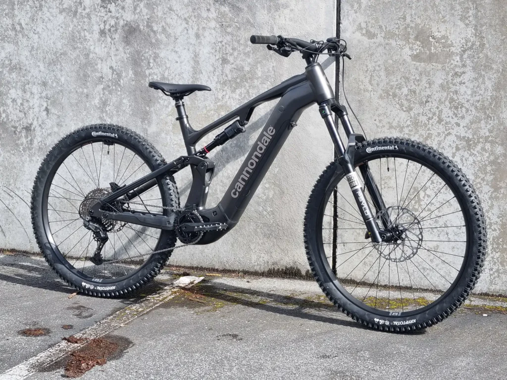 Cannondale full suspension ebike for hire in Queenstown